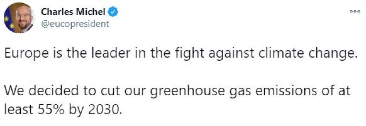 Avrupa Birliği, sera gazı salınımını yüzde 55'e düşürmeyi hedefliyor