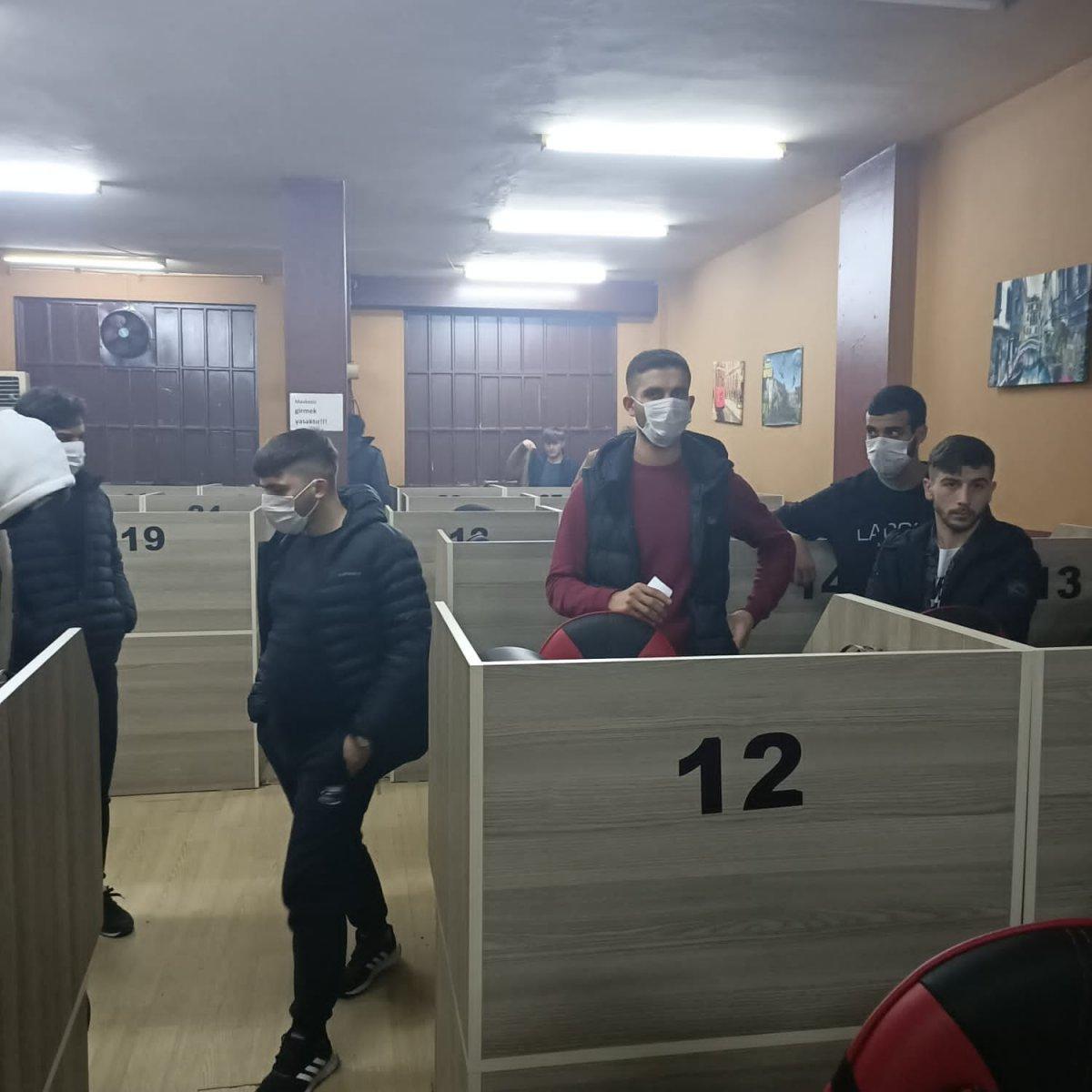 Kağıthane’deki kıraathanelere şok baskın: 59 kişiye ceza