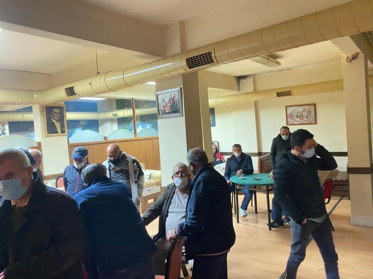 Kağıthane’deki kıraathanelere şok baskın: 59 kişiye ceza