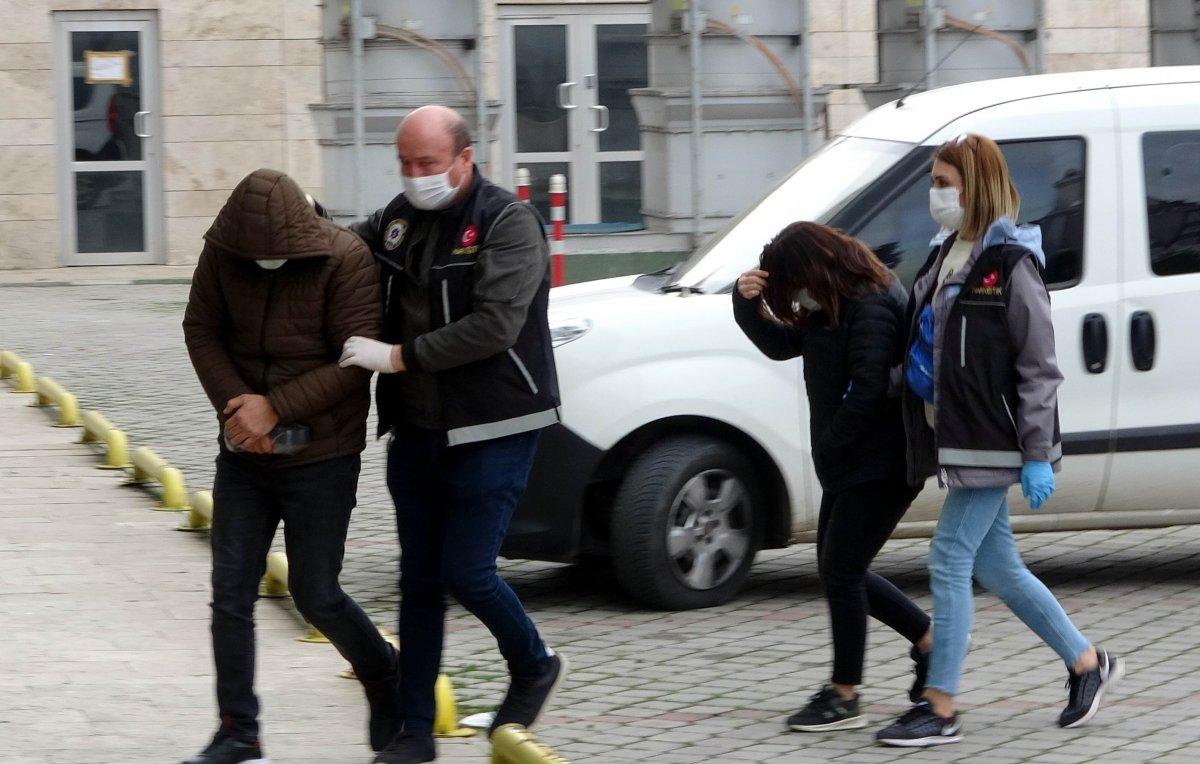 Samsun'da evli çift uyuşturucuyla yakalandı