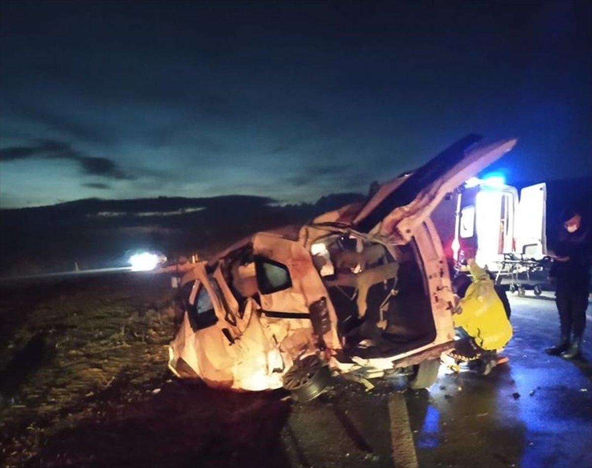 Yozgat'ta kaza: 2 ölü 4 yaralı