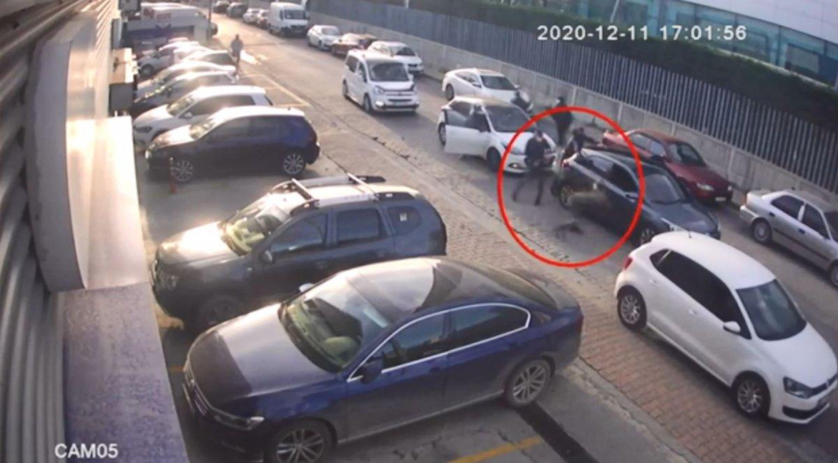 Avcılar'da bir kişinin öldüğü silahlı kavga güvenlik kamerasında