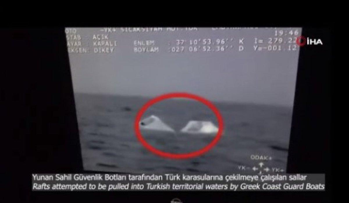 Yunanistan'ın dövüp Türk sularına bıraktığı göçmenler kurtarıldı