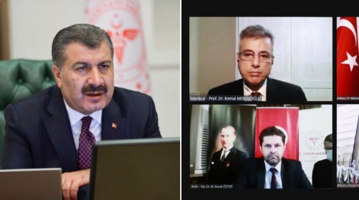 Bakan Koca: İstanbul, İzmir, Kocaeli ve Ankara'da günlük vakada düşüş oldu