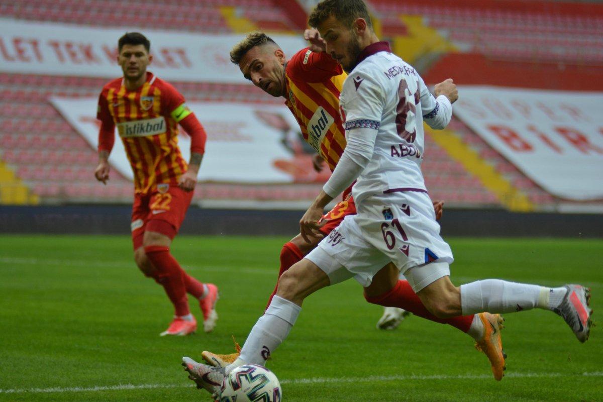 Trabzonspor, Kayserispor'la golsüz berabere kaldı