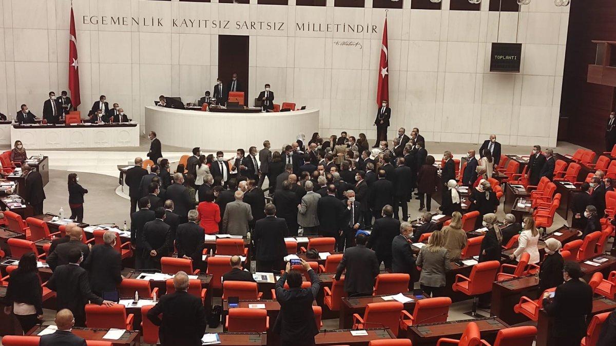 TBMM'de gergin anlar