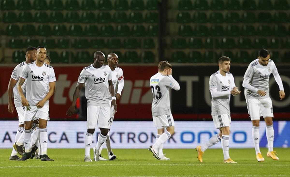 Beşiktaş, Alanyaspor'a deplasmanda kaybetti