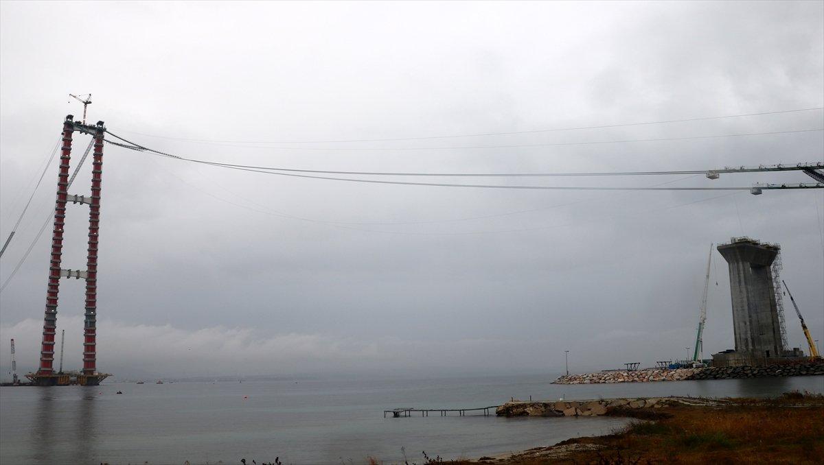 Çanakkale Boğazı, köprü çalışmaları nedeniyle gemi geçişlerine kapatıldı