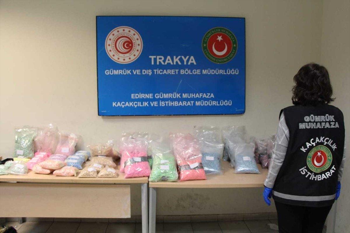 Kapıkule'de 36,5 milyon liralık uyuşturucu ele geçirildi