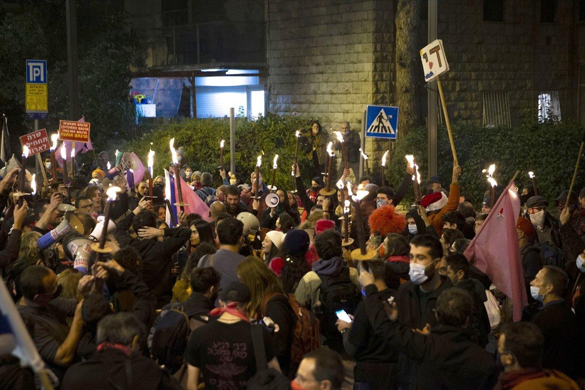 İsrail'de Netanyahu karşıtı gösteri