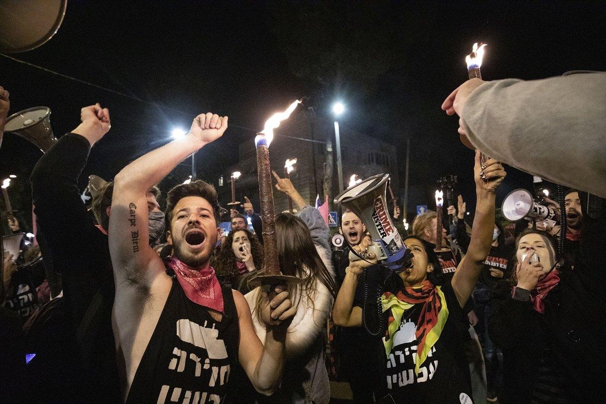 İsrail'de Netanyahu karşıtı gösteri