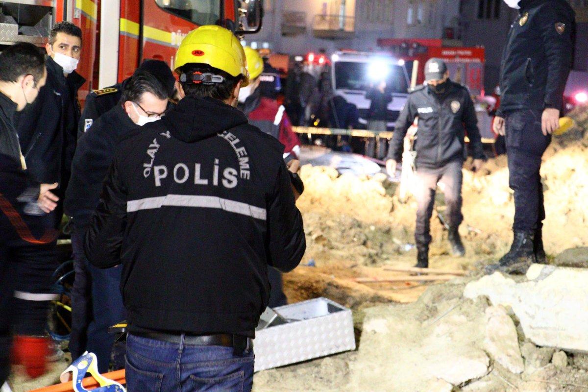 Ankara'da şantiye alanında toprak kayması: 2 işçi öldü