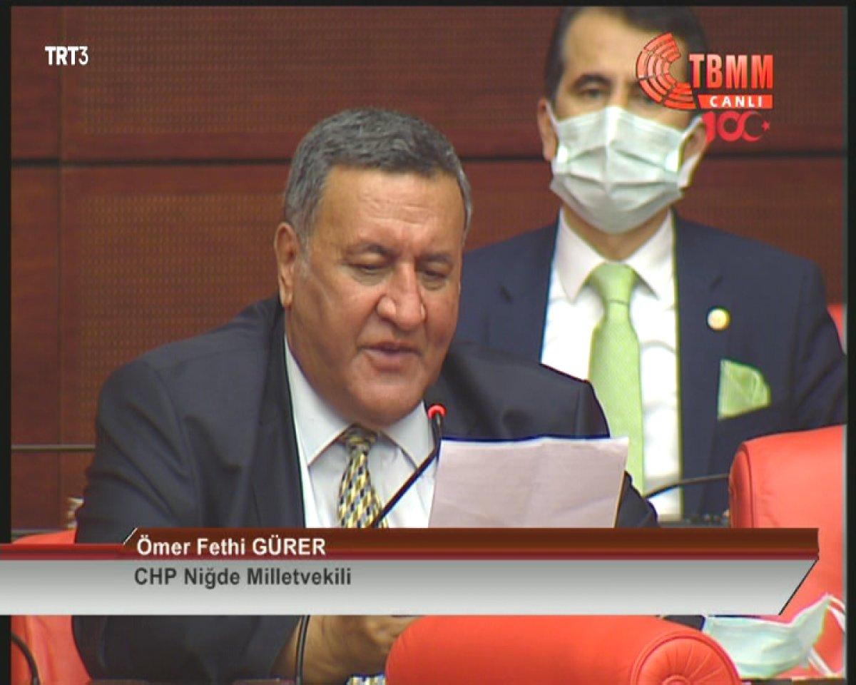 CHP'li Ömer Fethi Gürer, 40 saniyede 6 soru sordu