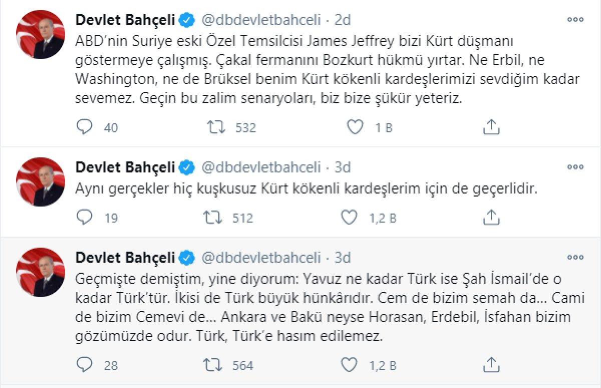 Devlet Bahçeli: Ermenistan'ın başı 44 günde ezilmiştir