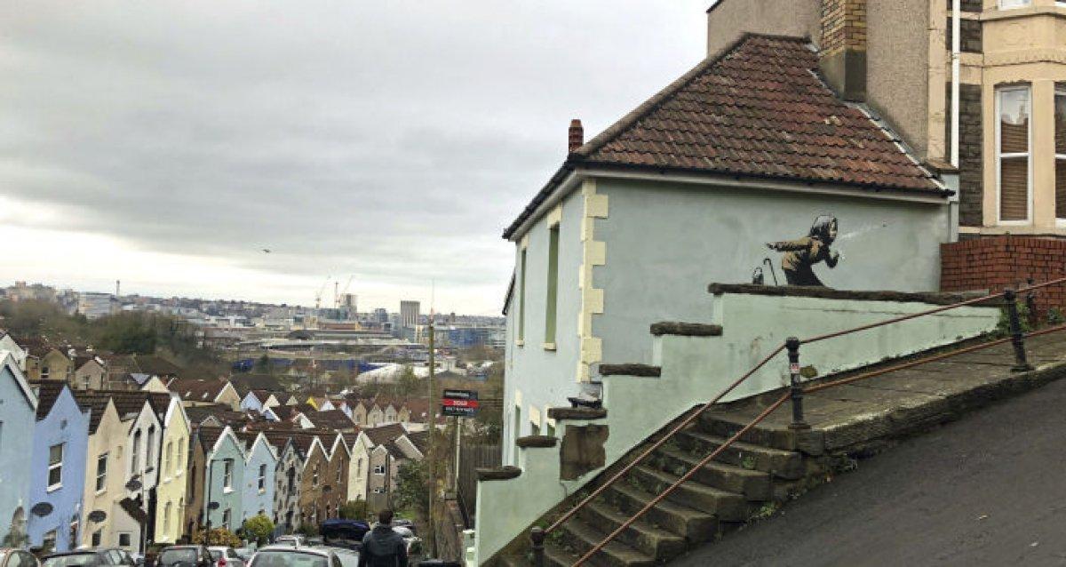 Banksy’nin çizim yaptığı evin fiyatı 17 kat arttı