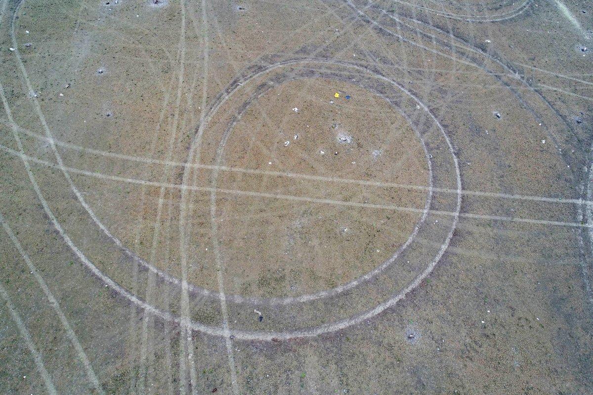 Sazlıdere Barajı’nda sular çekildi