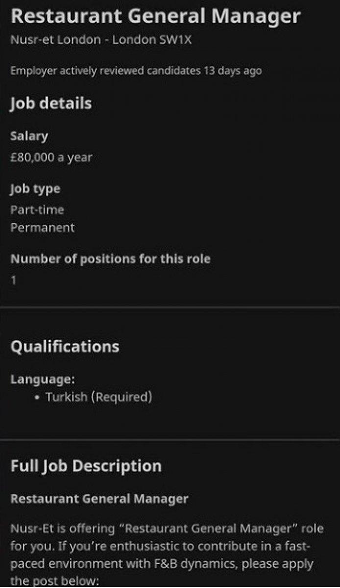 Nusret Gökçe, yeni mekanı için müdür arıyor