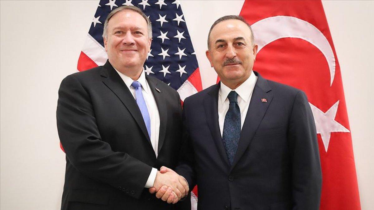 Mevlüt Çavuşoğlu, ABD'li mevkidaşı Mike Pompeo ile görüştü