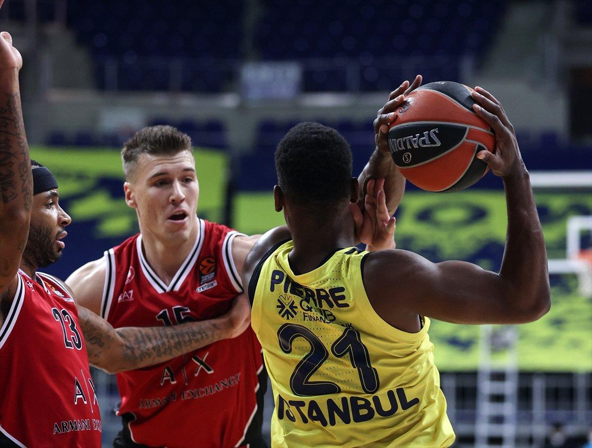 Fenerbahçe Avrupa Ligi'nde Milan'a yenildi