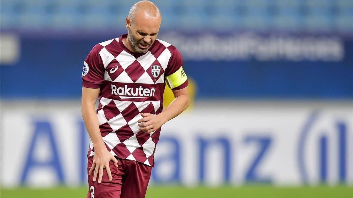 Vissel Kobe'de Iniesta sakatlandı