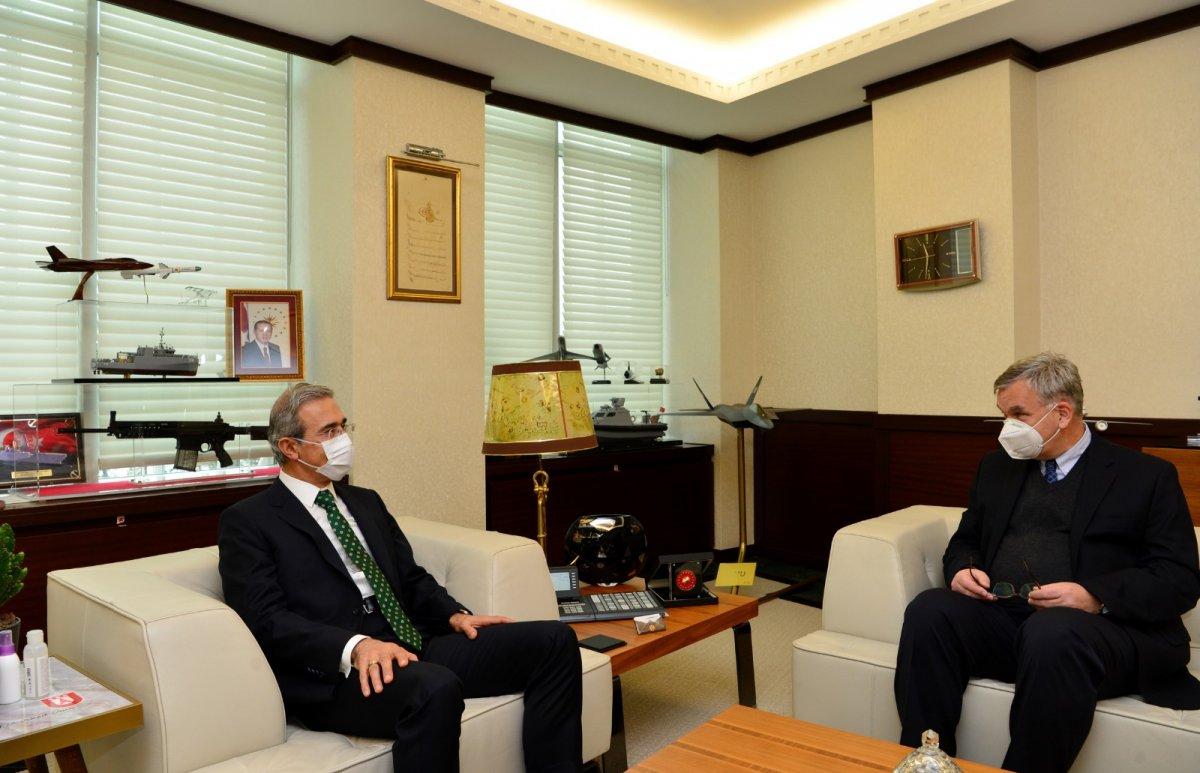 Savunma Sanayii Başkanı Demir, Alman heyeti kabul etti