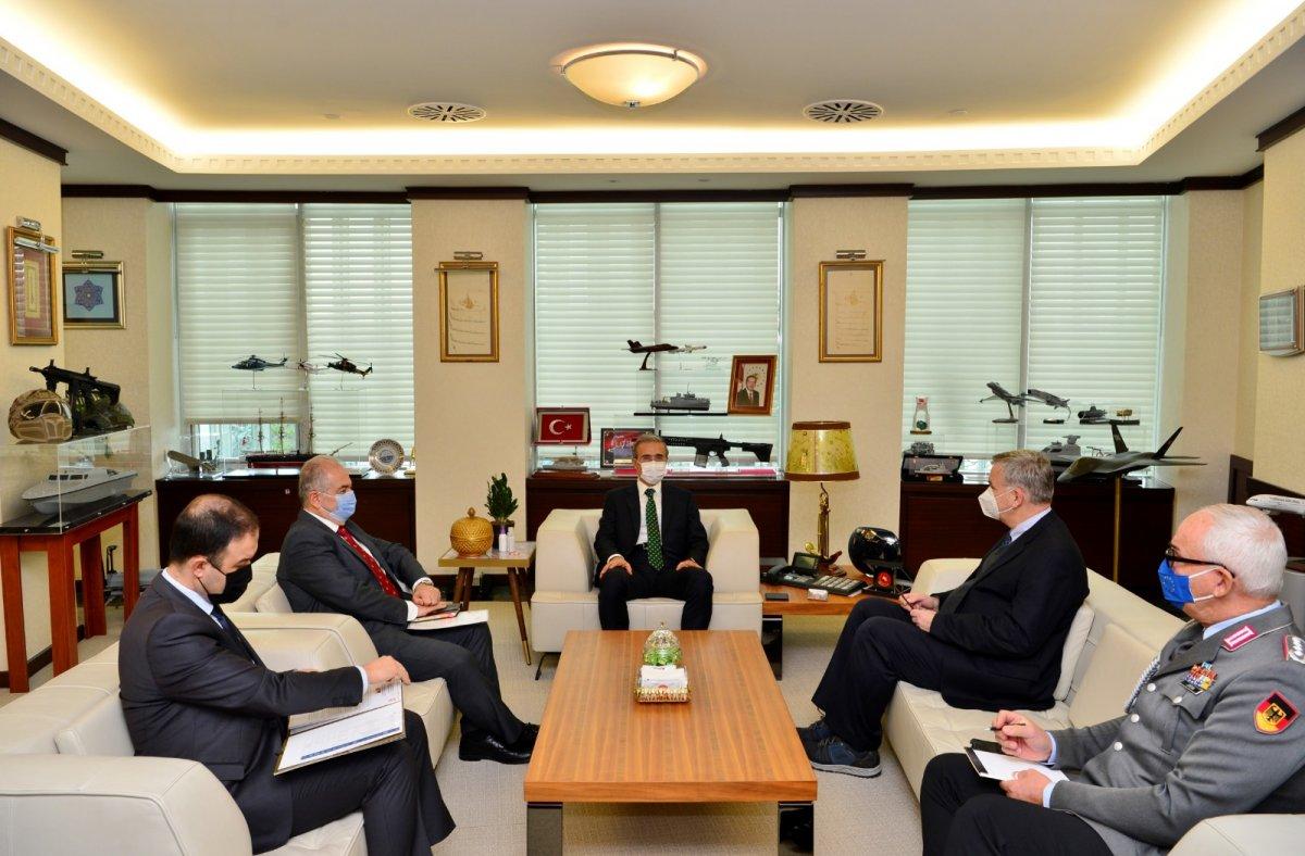Savunma Sanayii Başkanı Demir, Alman heyeti kabul etti