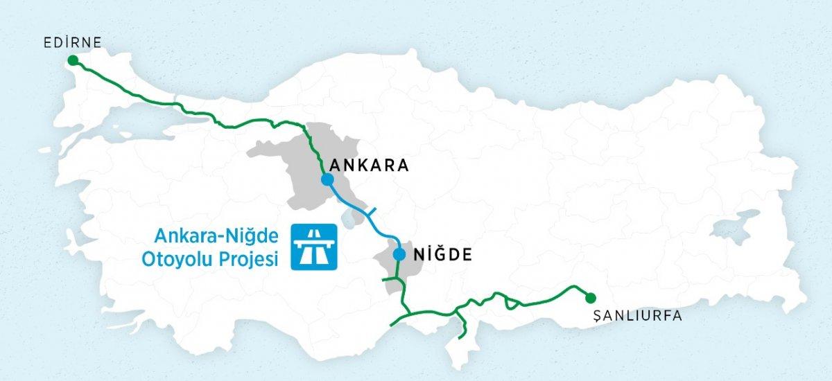 Niğde - Ankara Otoyolu açıldı
