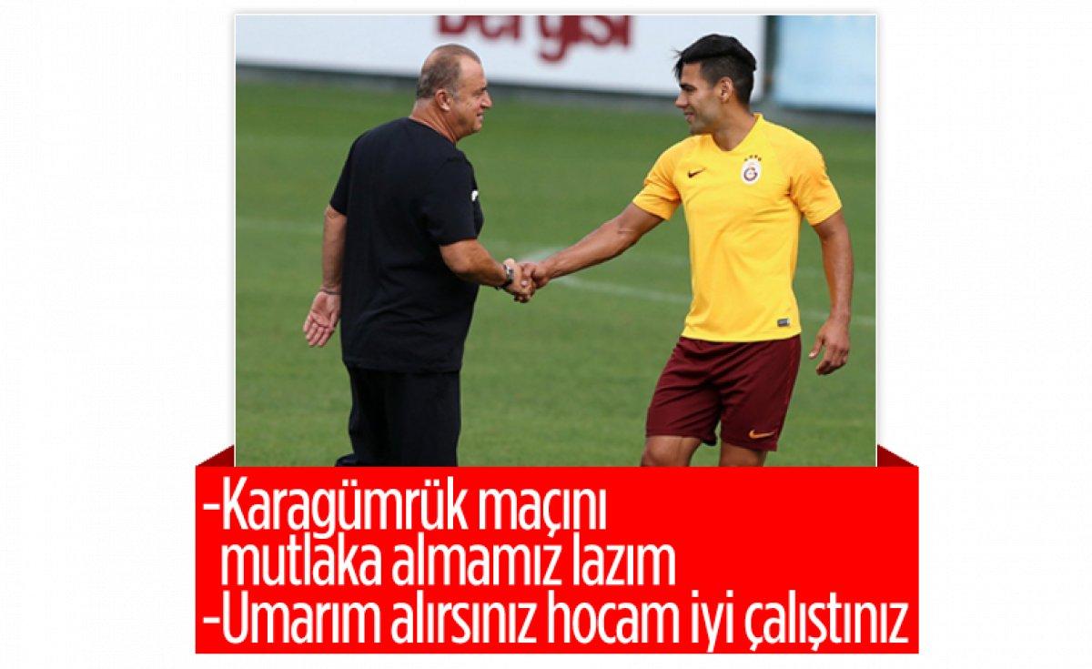 Radamel Falcao kondisyoner eşliğinde çalıştı