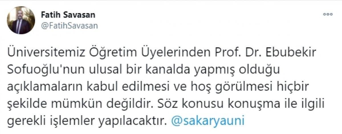 Ebubekir Sofuoğlu hakkında soruşturma başlatıldı