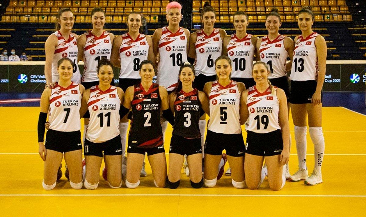 Türk Hava Yolları CEV Challenge Kupası'nda çeyrek finalde