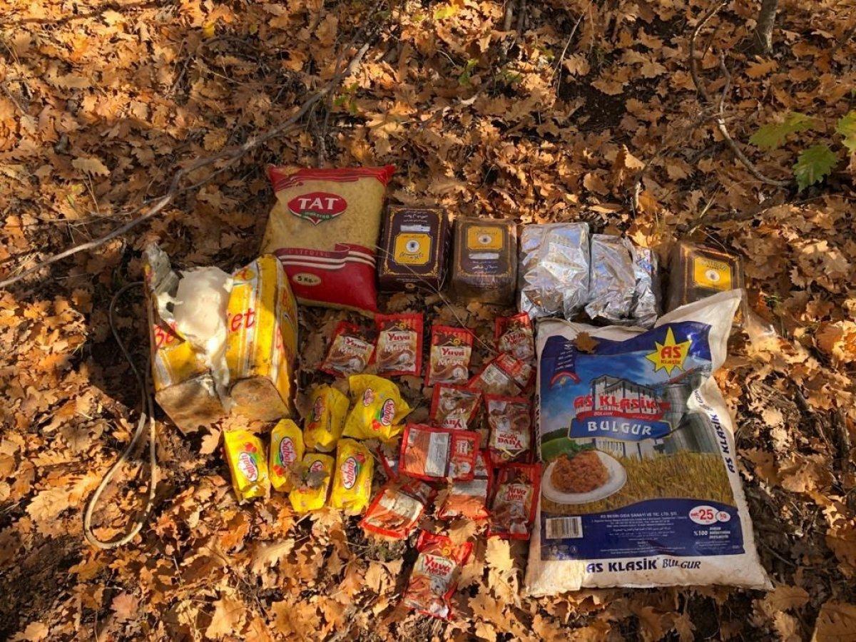 Muş’ta terör örgütüne ait malzemeler ele geçirildi