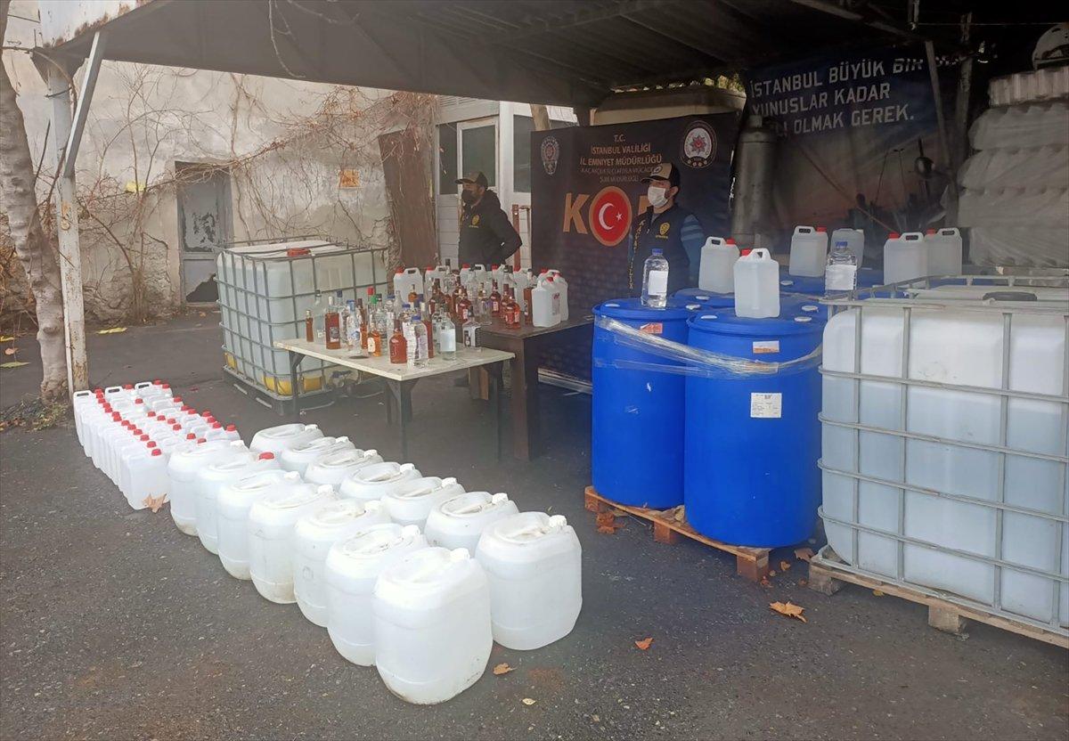 İstanbul merkezli 9 ilde sahte içki operasyonu