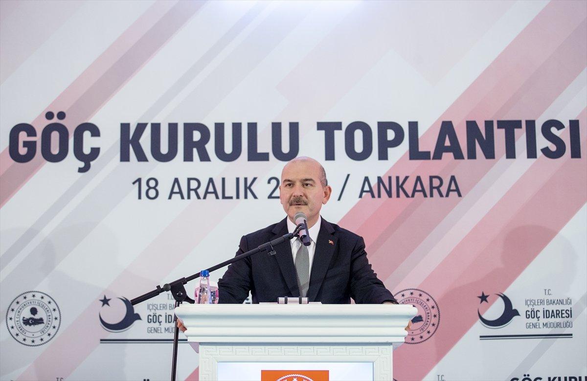 Süleyman Soylu: 2020'de 113 bin 365 göçmen yakalandı