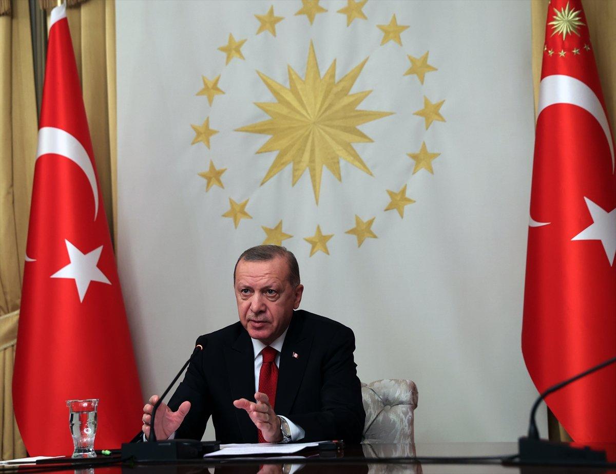 Cumhurbaşkanı Erdoğan, Merkel'le görüştü