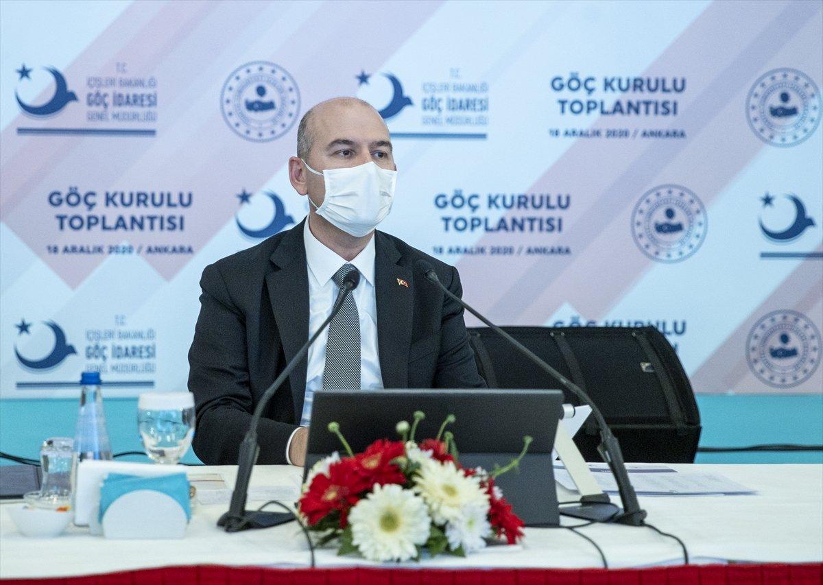 Süleyman Soylu: 2020'de 113 bin 365 göçmen yakalandı