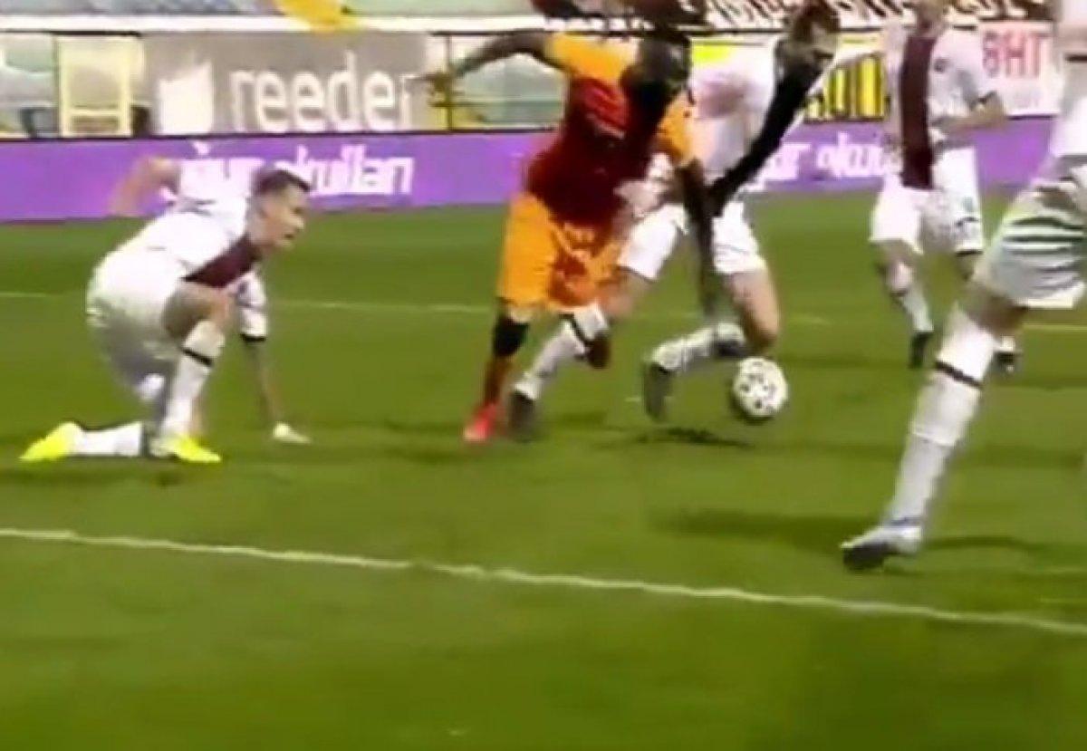 Galatasaray'ın kazandığı penaltı olay oldu