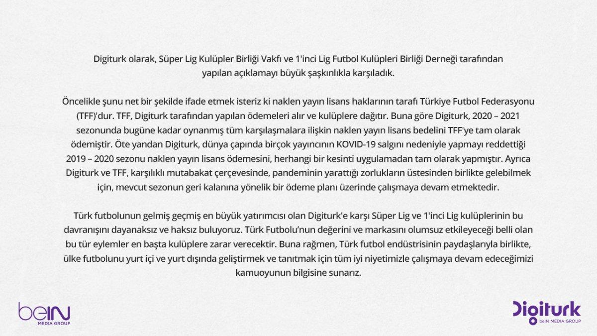 Kulüpler Birliği'nden yayıncı kuruluşa protesto kararı