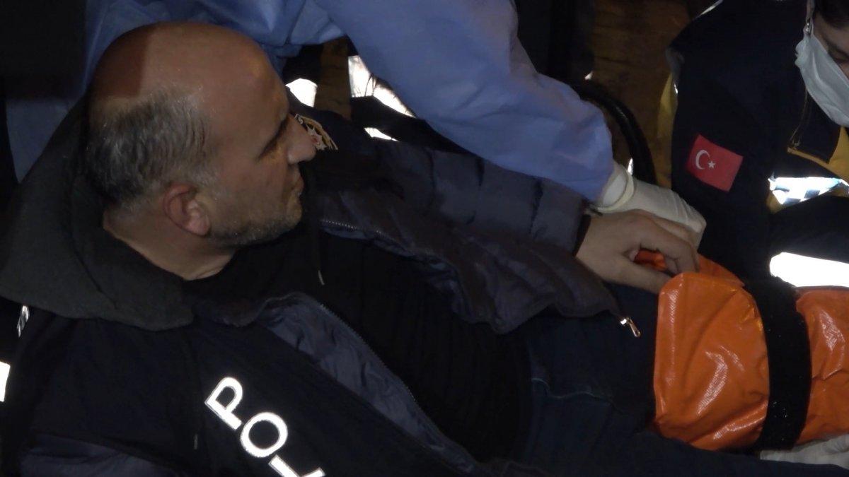 Kırıkkale'de dur ihtarına uymayan alkollü sürücü polise çarptı