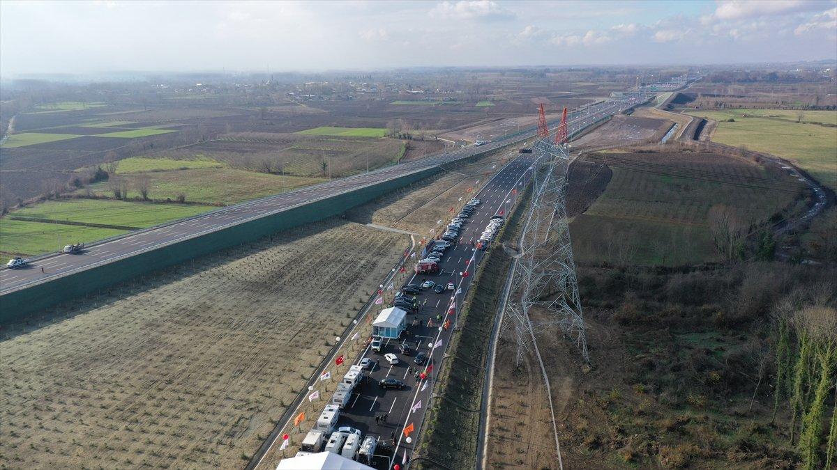 Cumhurbaşkanı Erdoğan, Kuzey Marmara Otoyolu'nun açılışına katıldı
