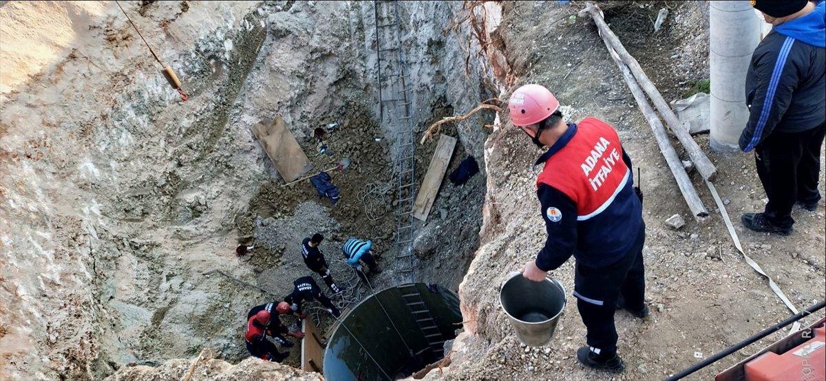 Adana'da 2 işçi göçük altında kaldı
