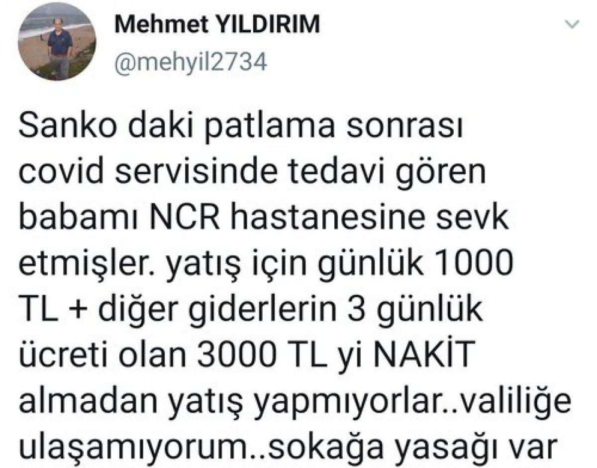 Gaziantep'te sevk edilen hastalardan para istendi, Valilik müdahale etti
