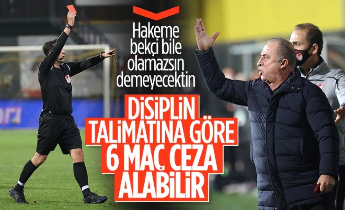 Galatasaraylılar soruyor: Fatih Terim'e 6 maç ceza haksızlık değil mi