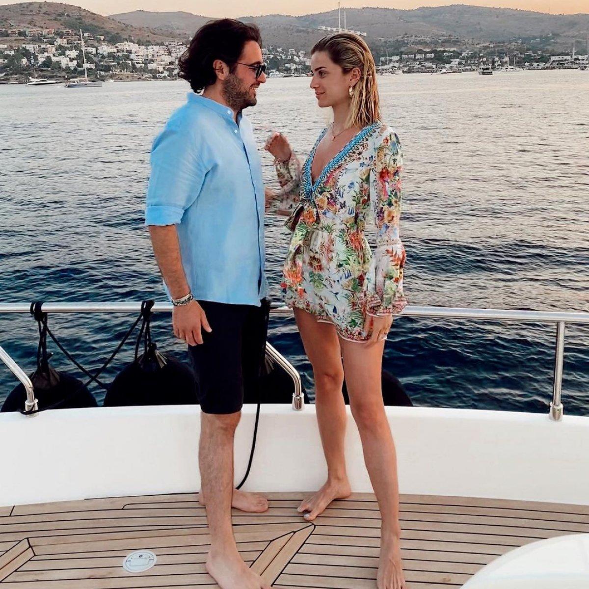 Hacı Sabancı ile Nazlı Kayı nişanlandı