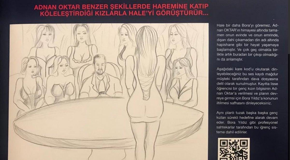 Adnan Oktar suç örgütünün çizgi romanı çizildi