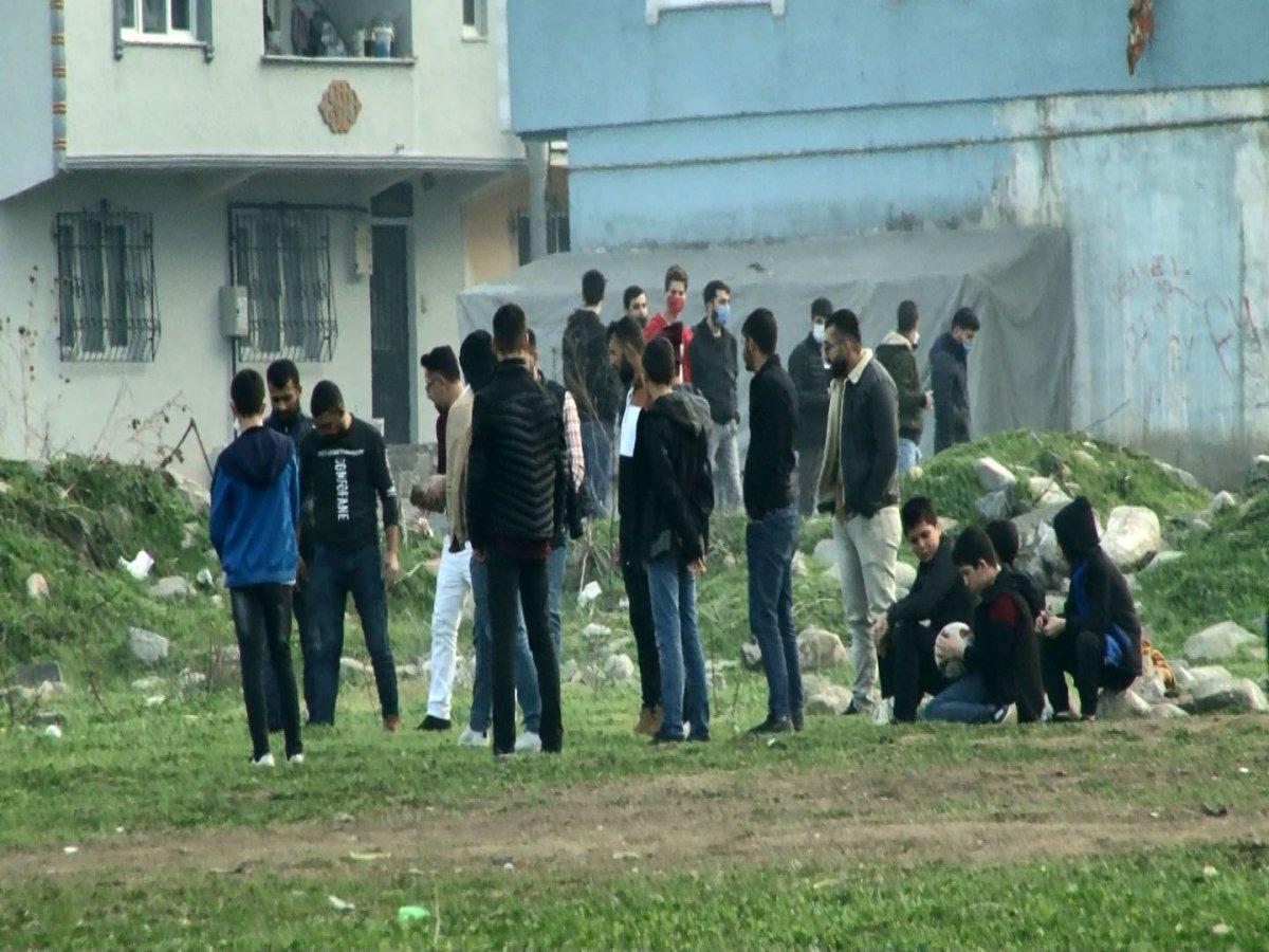 Bursa'da polis sirenini duyunca kaçan çocuklar