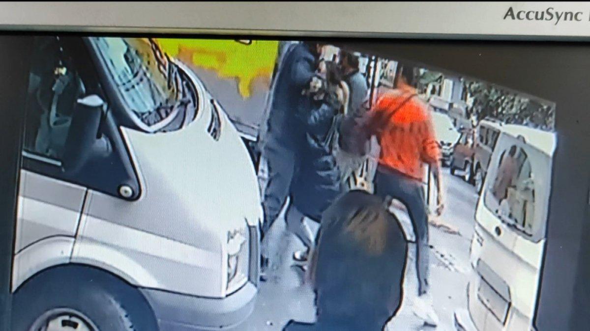 Şişli'de iki sürücü arasındaki yol kavgası