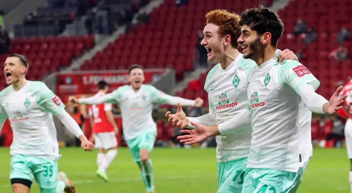 Eren Dinkçi, ilk maçında Werder Bremen'e 3 puan kazandırdı