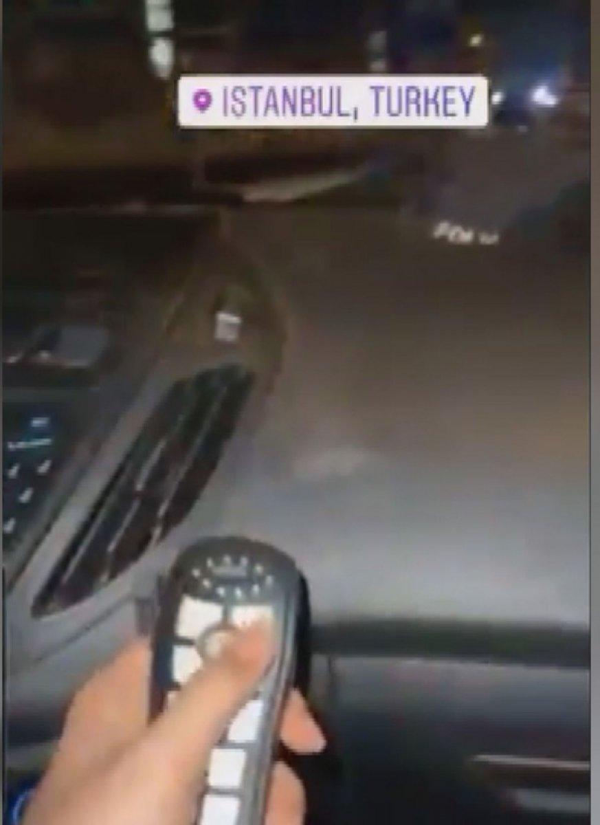 Kağıthane'de polis aracıyla tur atan İranlı fenomen yeniden gözaltına alındı