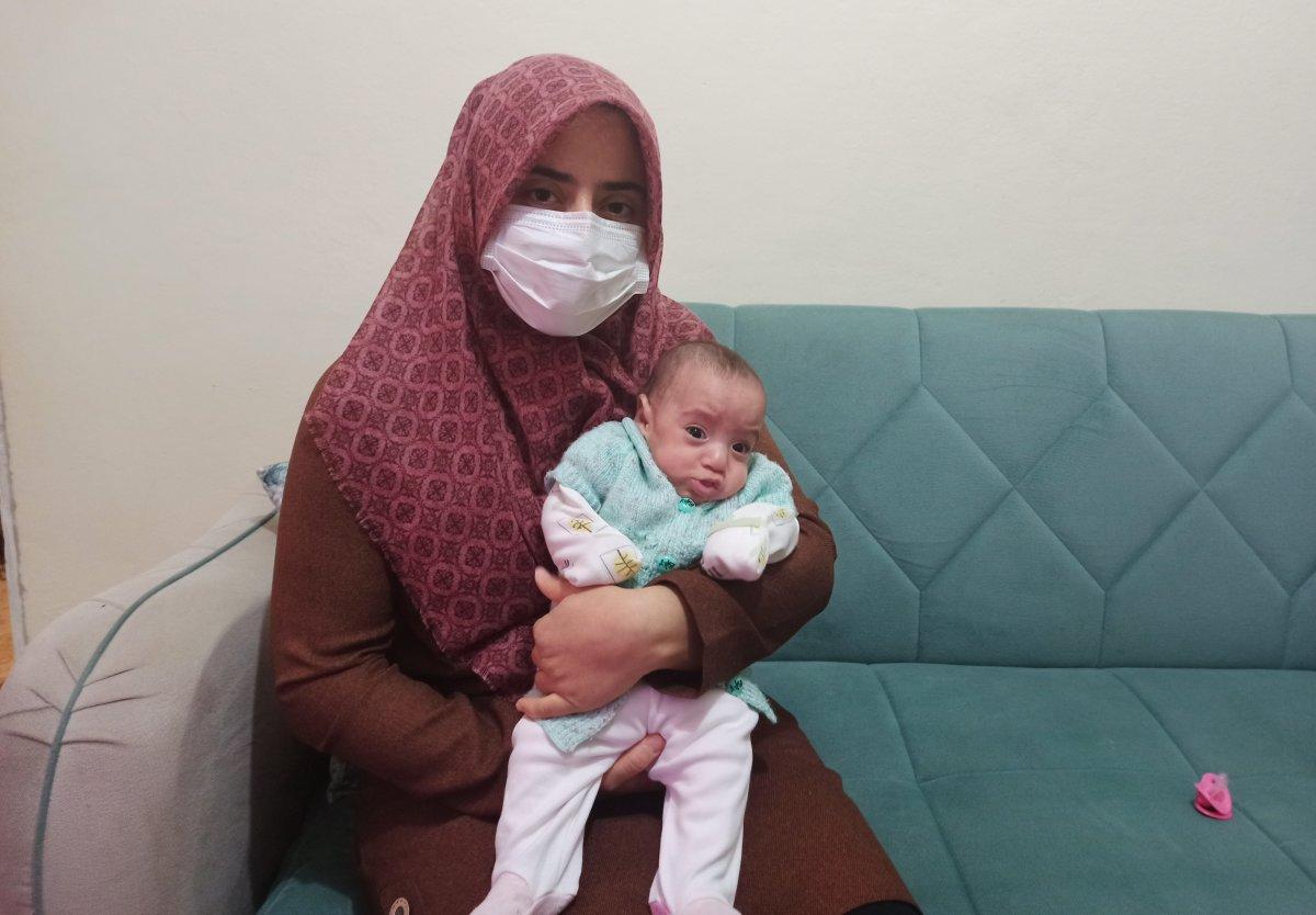 Kahramanmaraş'ta Hiranur bebek, göz tedavisi için yardım bekliyor