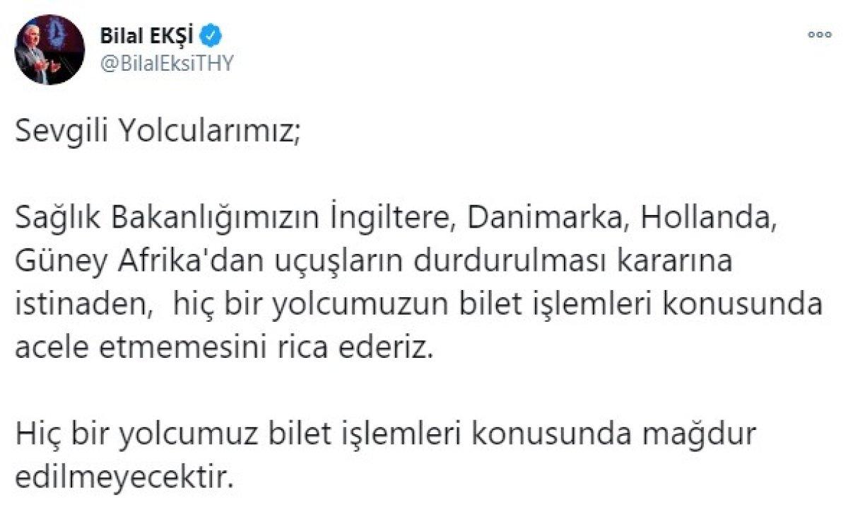 THY: Hiçbir yolcumuz mağdur edilmeyecek